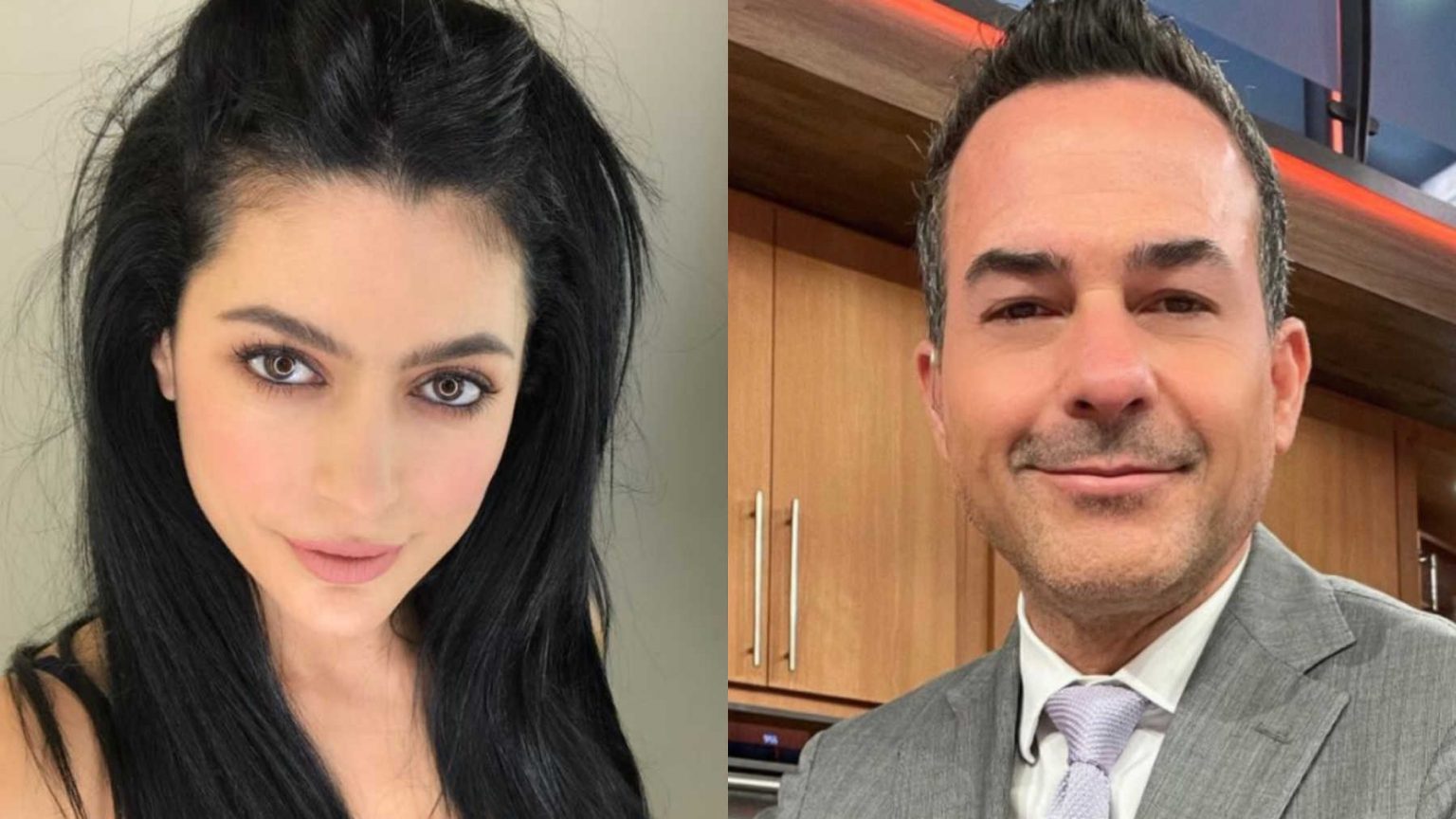 Carlos Calderón y Vanessa Lyon su historia de amor antes del diluvio